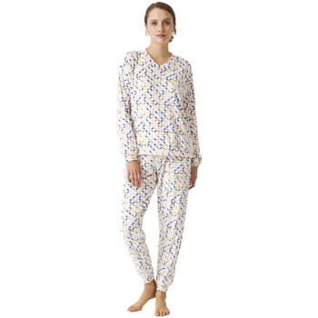 textil Dame Pyjamas / Natskjorte J&j Brothers JJBDP0200 Flerfarvet