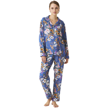 textil Dame Pyjamas / Natskjorte J&j Brothers JJBDP0700 Flerfarvet