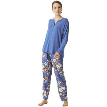 textil Dame Pyjamas / Natskjorte J&j Brothers JJBDP0701 Flerfarvet