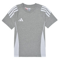 textil Børn T-shirts m. korte ærmer adidas Performance TIRO24 SWTEEY Grå / Hvid