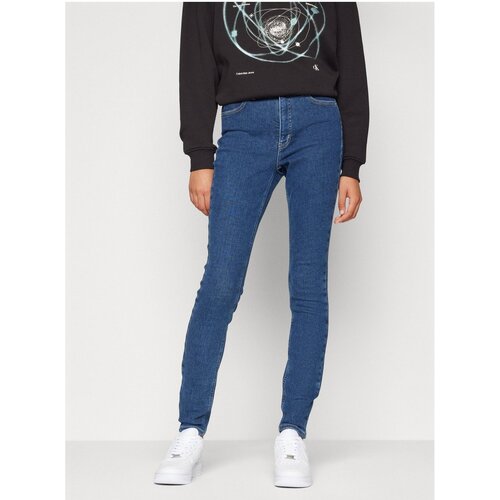 textil Dame Smalle jeans Calvin Klein Jeans J20J222214 Blå