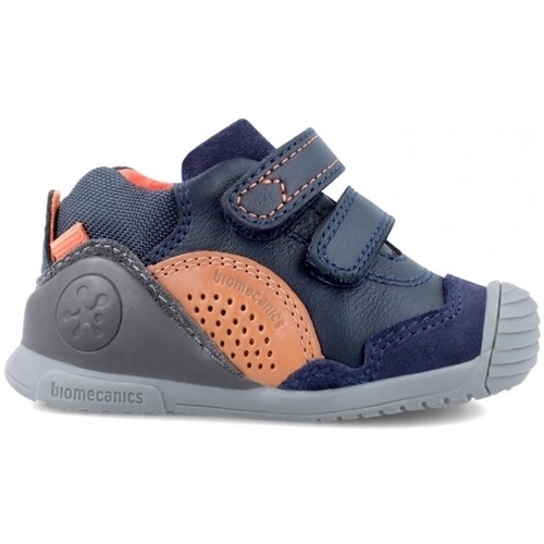 Sko Børn Sneakers Biomecanics Baby Sneakers 231125-A - Azul Marinho Orange