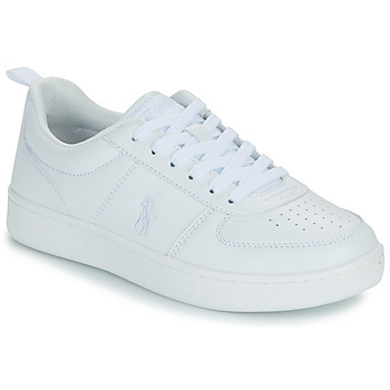 Sko Børn Lave sneakers Polo Ralph Lauren POLO COURT II Hvid