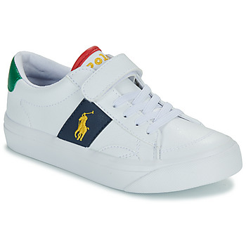 Sko Børn Lave sneakers Polo Ralph Lauren RYLEY PS Hvid / Flerfarvet