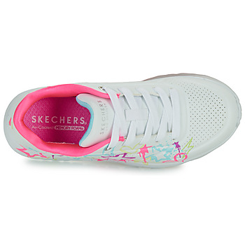 Skechers UNO LITE - MY DRIP Hvid / Pink