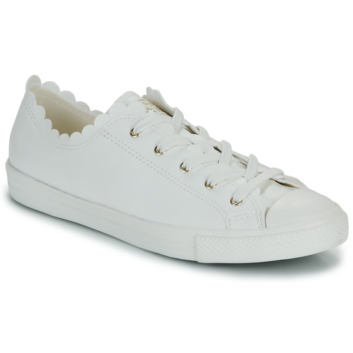 Sko Dame Lave sneakers Converse CHUCK TAYLOR ALL STAR DAINTY MONO WHITE Hvid