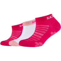 Undertøj Pige Sportsstrømper Skechers 3PPK Girls Mesh Ventilation Socks Pink