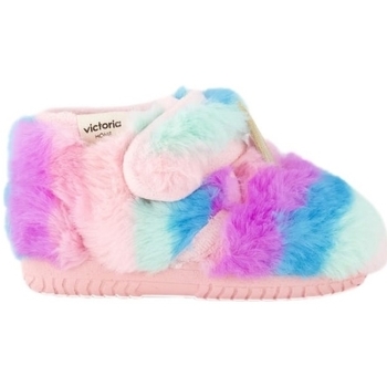 Sko Børn Babytøfler Victoria Baby Shoes 051137 - Rosa Flerfarvet