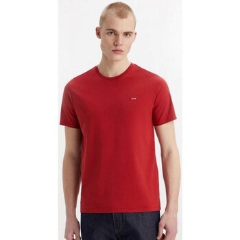 textil Herre T-shirts m. korte ærmer Levi's 56605 0176 SS ORIGINAL HM TEE Rød