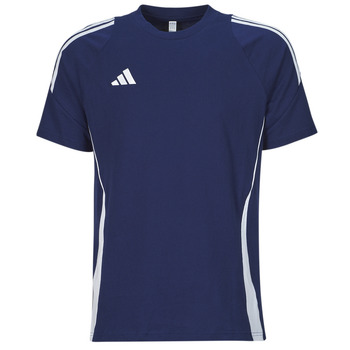 textil Herre T-shirts m. korte ærmer adidas Performance TIRO24 SWTEE Marineblå / Hvid