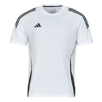 textil Herre T-shirts m. korte ærmer adidas Performance TIRO24 SWTEE Hvid / Sort