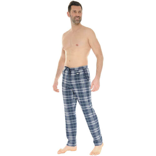 textil Herre Pyjamas / Natskjorte Pilus BRIEUC Blå