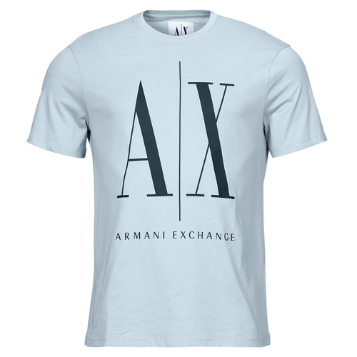 textil Herre T-shirts m. korte ærmer Armani Exchange 8NZTPA Blå / Himmelblå