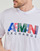 textil Herre T-shirts m. korte ærmer Armani Exchange 3DZTKA Hvid / Flerfarvet