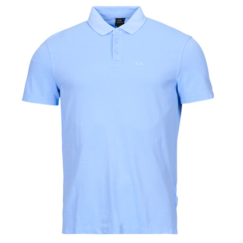 textil Herre Polo-t-shirts m. korte ærmer Armani Exchange 3DZFAB Blå / Himmelblå