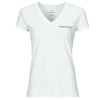 textil Dame T-shirts m. korte ærmer Armani Exchange 8NYT81 Hvid