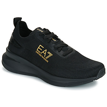 Sko Lave sneakers Emporio Armani EA7 MAVERICK KNIT Sort / Guld