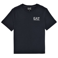 textil Dreng T-shirts m. korte ærmer Emporio Armani EA7 TSHIRT 8NBT51 Sort