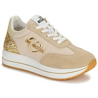 Sko Dame Lave sneakers Love Moschino DAILY RUNNING Beige / Guld