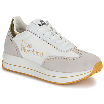 Sko Dame Lave sneakers Love Moschino DAILY RUNNING Sort / Guld