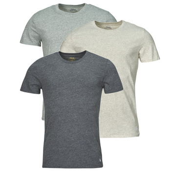 textil Herre T-shirts m. korte ærmer Polo Ralph Lauren S / S CREW-3 PACK-CREW UNDERSHIRT Grå
