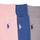 Accessories Strømper Polo Ralph Lauren 84023PK-MERC 3PK-CREW SOCK-3 PACK Marineblå / Grå / Pink