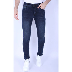 textil Herre Smalle jeans True Rise 146969063 Blå