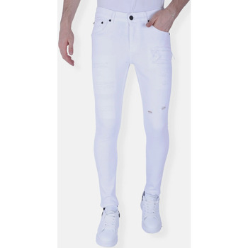 textil Herre Smalle jeans Local Fanatic 146969288 Hvid