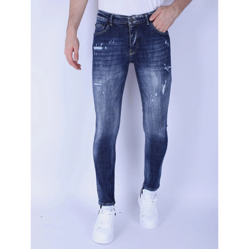 textil Herre Smalle jeans Local Fanatic 146971442 Blå
