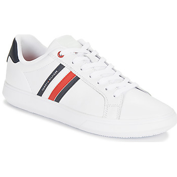 Sko Herre Lave sneakers Tommy Hilfiger ESSENTIAL LEATHER CUPSOLE Hvid