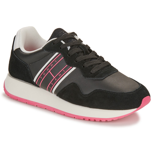 Sko Dame Lave sneakers Tommy Jeans TJW EVA RUNNER MAT MIX ESS Sort / Pink