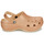 Sko Dame Træsko Crocs Classic Platform Glitter ClogW Beige