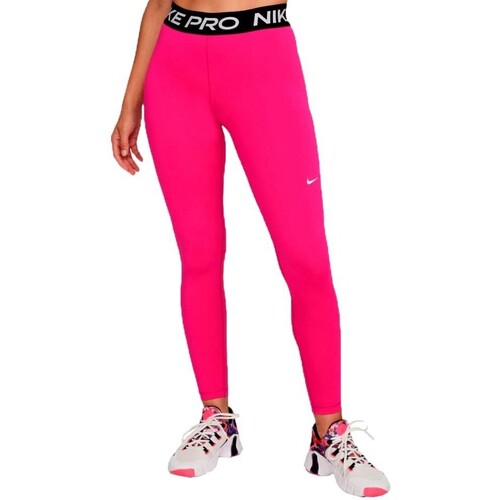 textil Dame Leggings Nike MALLAS LARGAS MUJER  PRO CZ9779 Pink