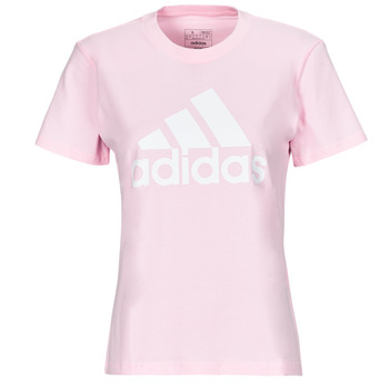 textil Dame T-shirts m. korte ærmer Adidas Sportswear W BL T Pink / Hvid