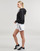 textil Dame Shorts Adidas Sportswear W LIN FT SHO Hvid / Sort