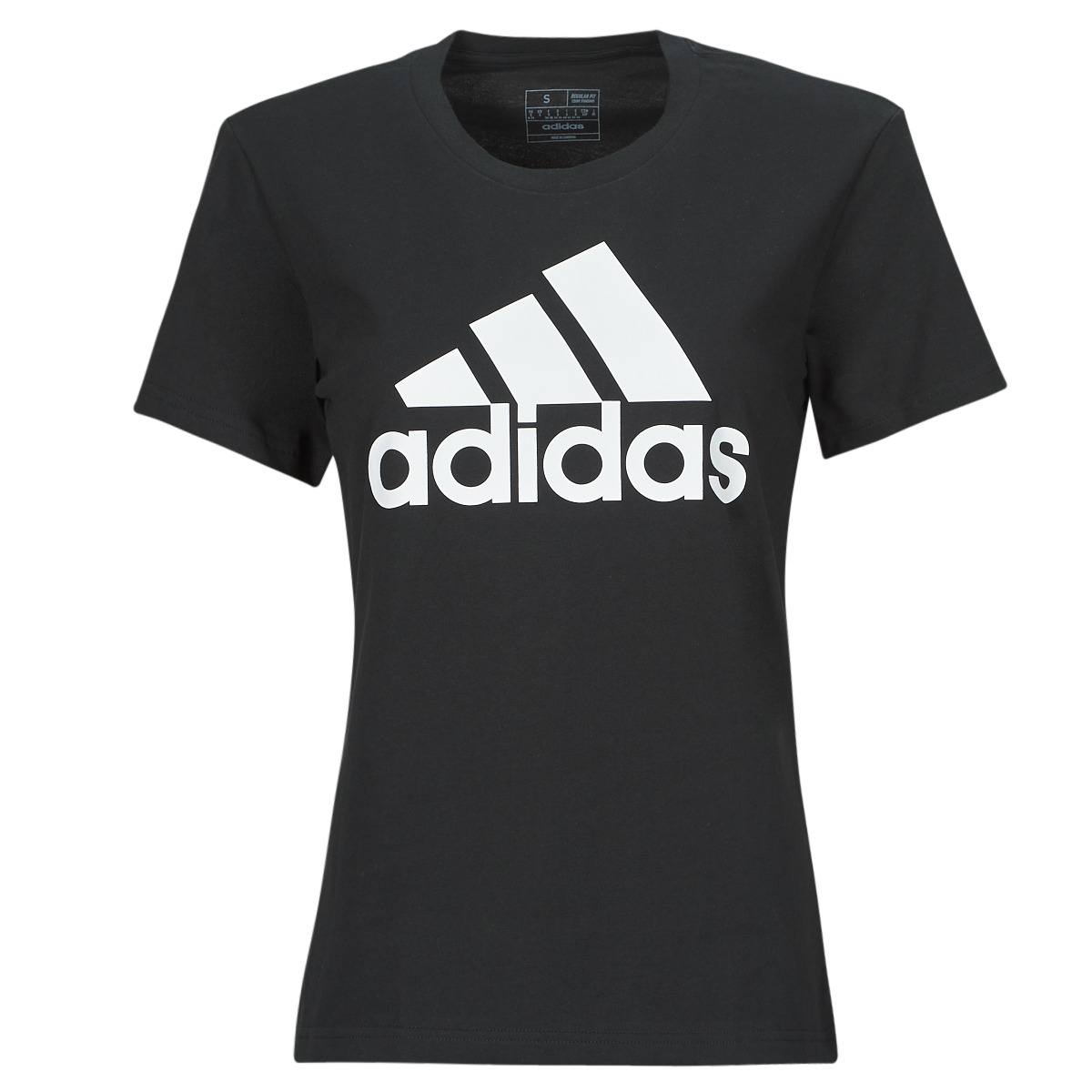 textil Dame T-shirts m. korte ærmer Adidas Sportswear W BL T Sort / Hvid