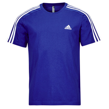 textil Herre T-shirts m. korte ærmer Adidas Sportswear M 3S SJ T Blå / Hvid