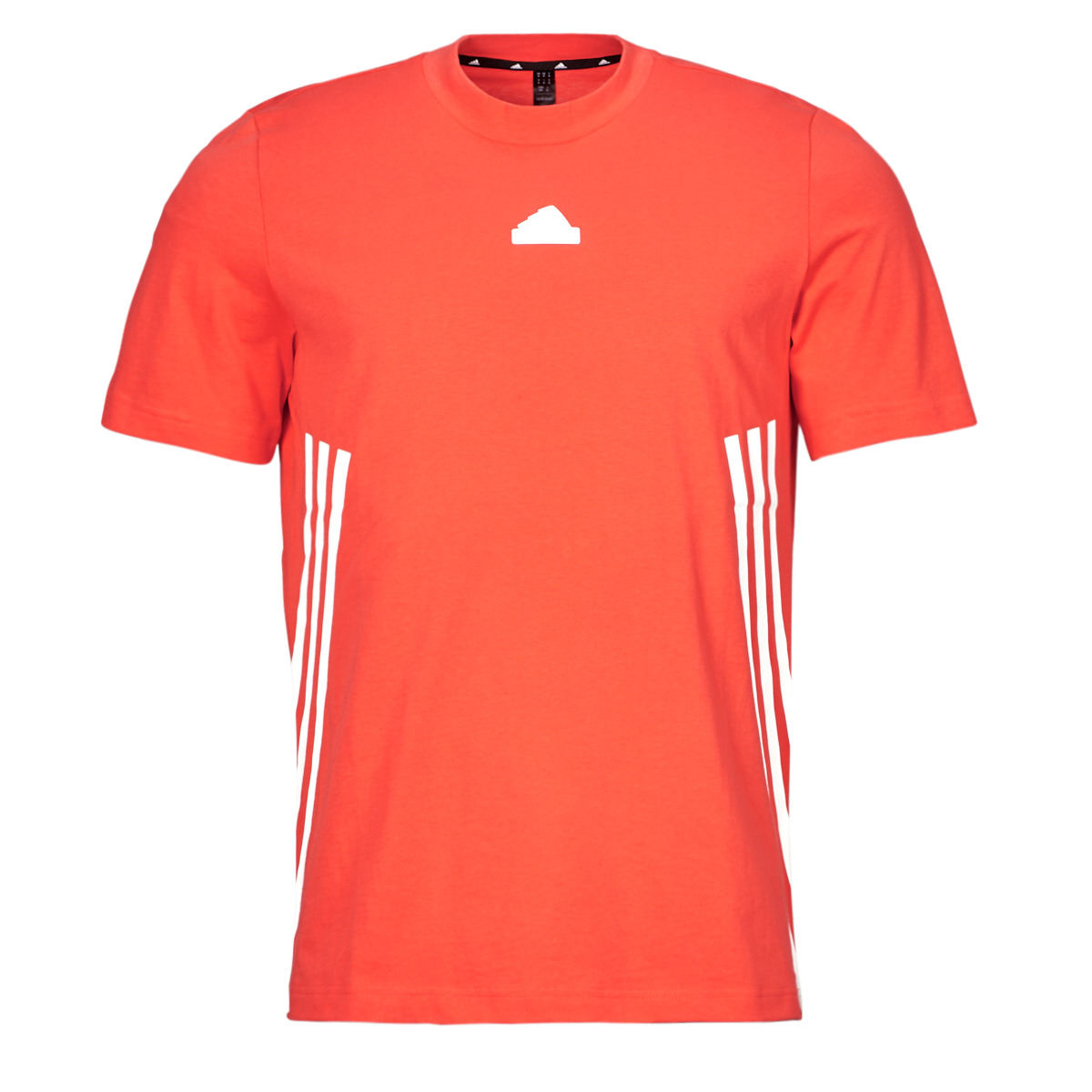 textil Herre T-shirts m. korte ærmer Adidas Sportswear M FI 3S REG T Orange / Hvid