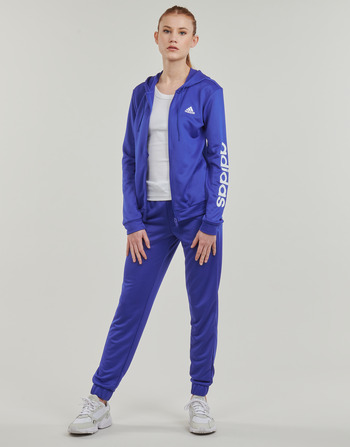 textil Dame Træningsdragter Adidas Sportswear W LINEAR TS Blå / Hvid