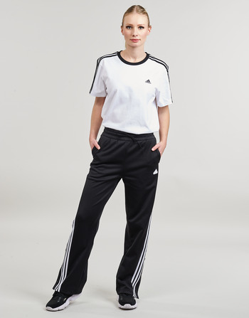 textil Dame Træningsbukser Adidas Sportswear W ICONIC 3S TP Sort / Hvid