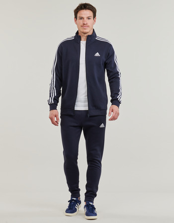 textil Herre Træningsdragter Adidas Sportswear M 3S FL TT TS Marineblå / Hvid