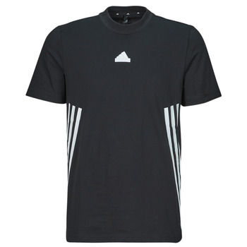 textil Herre T-shirts m. korte ærmer Adidas Sportswear M FI 3S REG T Sort / Hvid