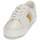 Sko Dame Lave sneakers Lauren Ralph Lauren JANSON II-SNEAKERS-LOW TOP LACE Hvid / Kamel / Beige
