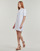 textil Dame Korte kjoler Lauren Ralph Lauren CHACE-SHORT SLEEVE-CASUAL DRESS Hvid