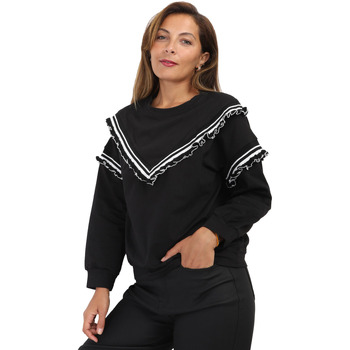 textil Dame Sweatshirts La Modeuse 67784_P157553 Sort