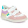 Sko Pige Lave sneakers Kickers KICKMOTION Beige / Pink / Gul