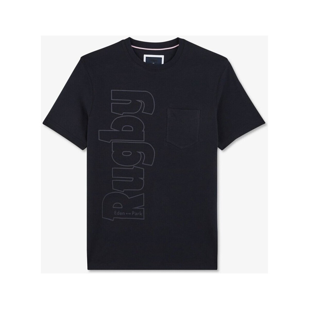 textil Herre T-shirts m. korte ærmer Eden Park E23MAITC0053 Blå