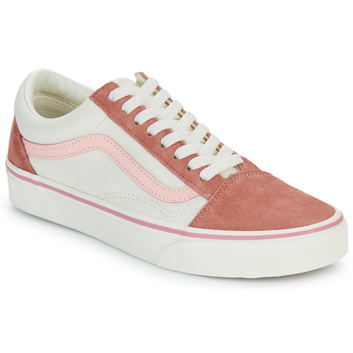 Sko Dame Lave sneakers Vans Old Skool MULTI BLOCK PINK Pink