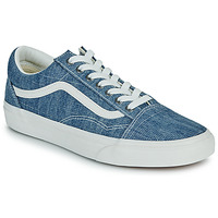 Sko Lave sneakers Vans Old Skool THREADED DENIM BLUE/WHITE Blå