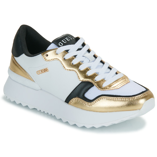 Sko Dame Lave sneakers Guess VINSA 2 Hvid / Guld